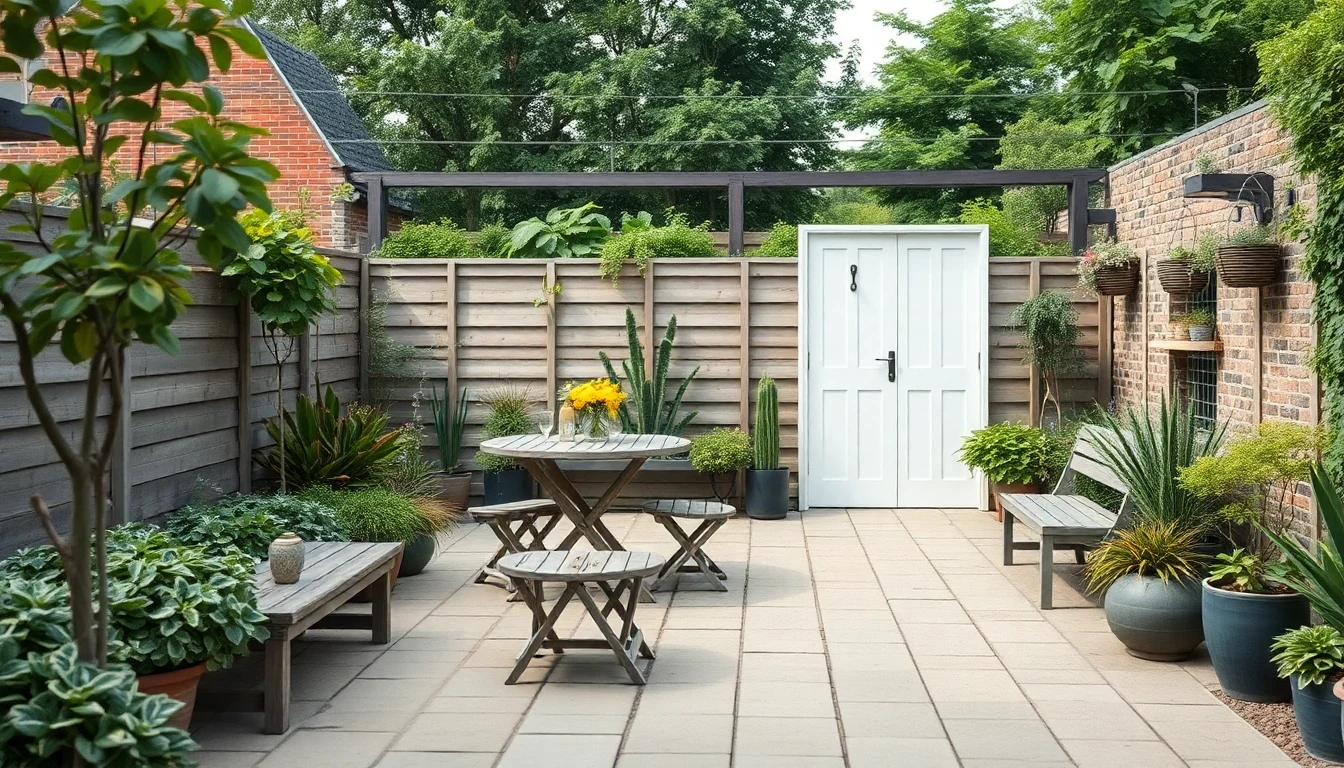 Kleine tuin inrichten in Nederlandse tuin