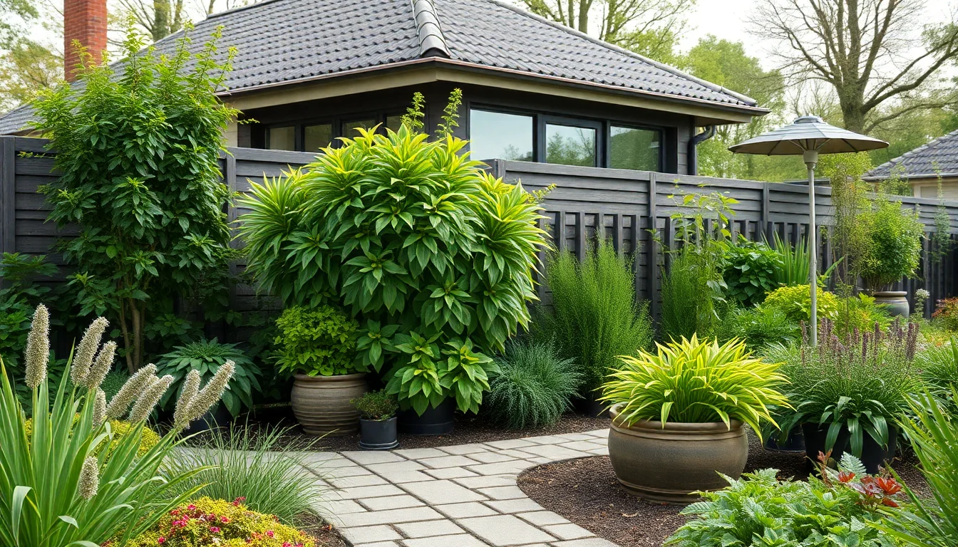 Lush green lawn maintenance